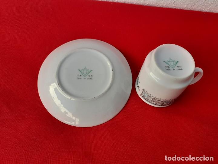 Antig&uuml;edades: taza y plato oriental - Foto 2