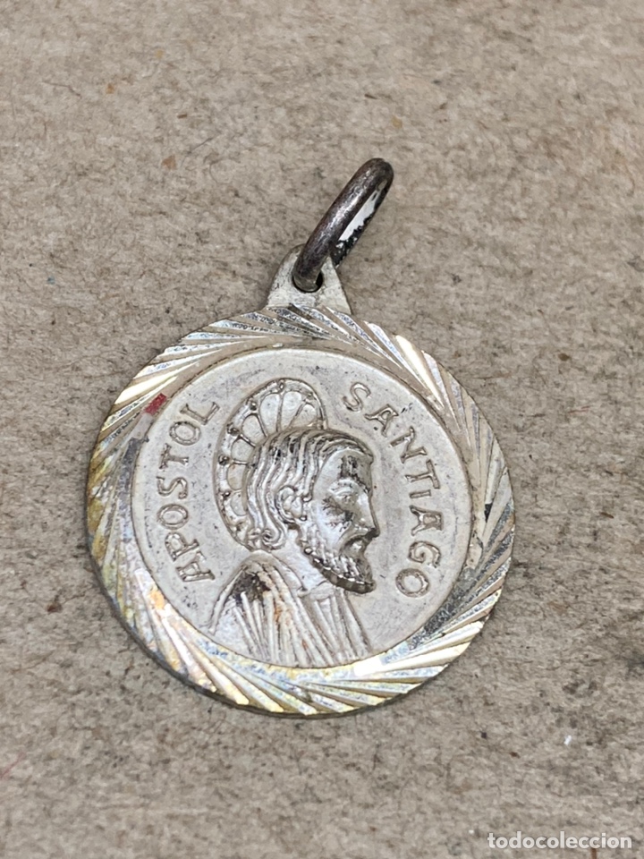 Antig&uuml;edades: Medalla de plata religiosa - Foto 1