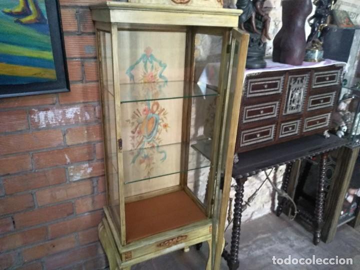 Antig&uuml;edades: Vitrina madera - Foto 5