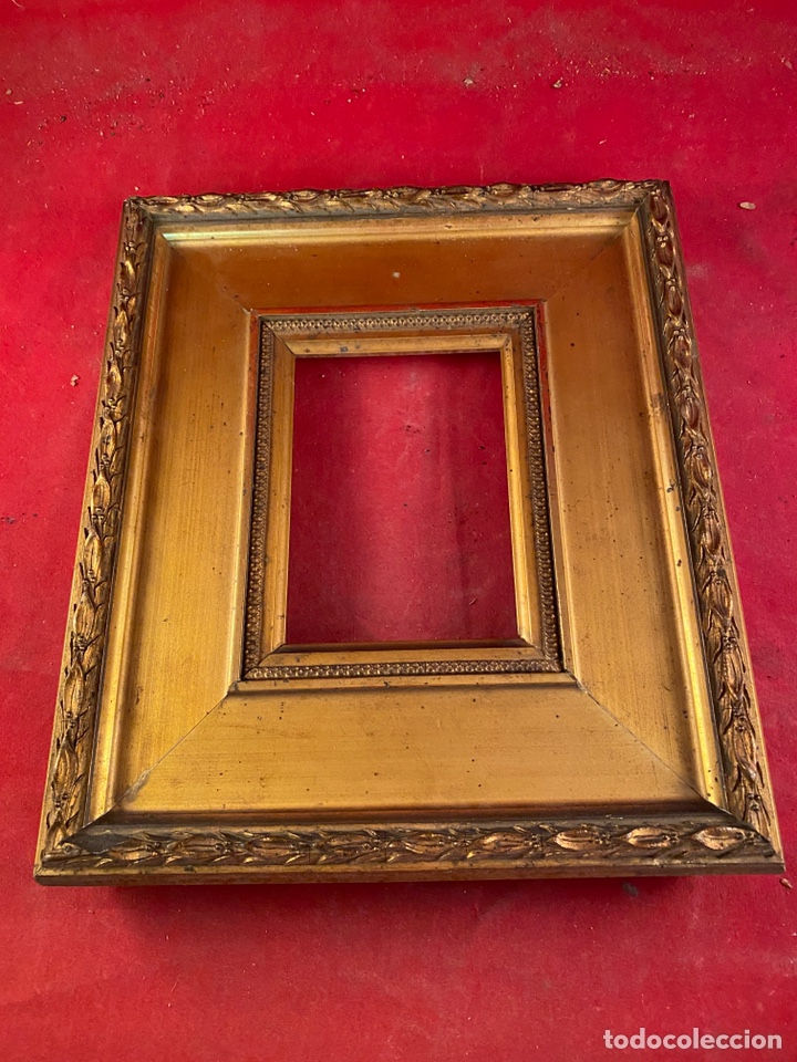 Antig&uuml;edades: Antiguo marco dorado - Foto 1