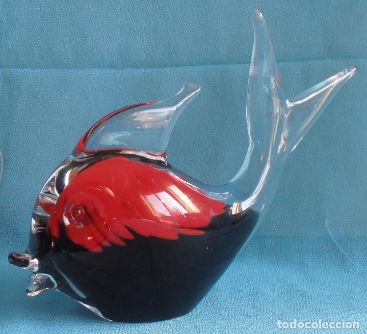 Antig&uuml;edades: PEZ DE MURANO , 12 CM. DE ALTO - Foto 1