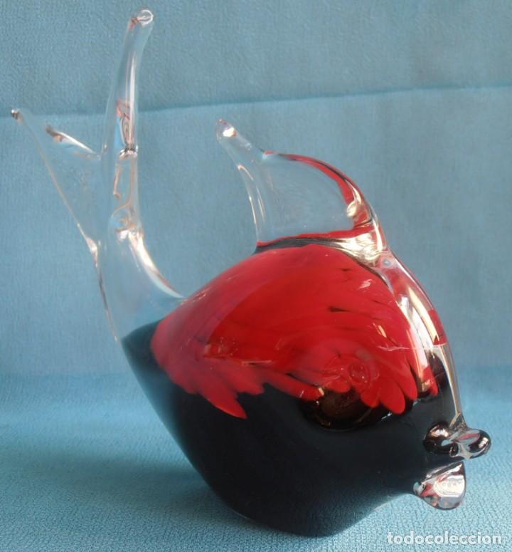 Antig&uuml;edades: PEZ DE MURANO , 12 CM. DE ALTO - Foto 3