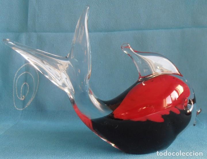 Antig&uuml;edades: PEZ DE MURANO , 12 CM. DE ALTO - Foto 5