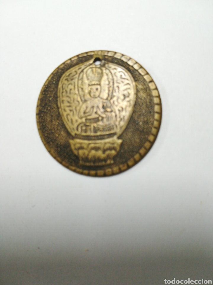 Antig&uuml;edades: Medalla buda budista - Foto 2