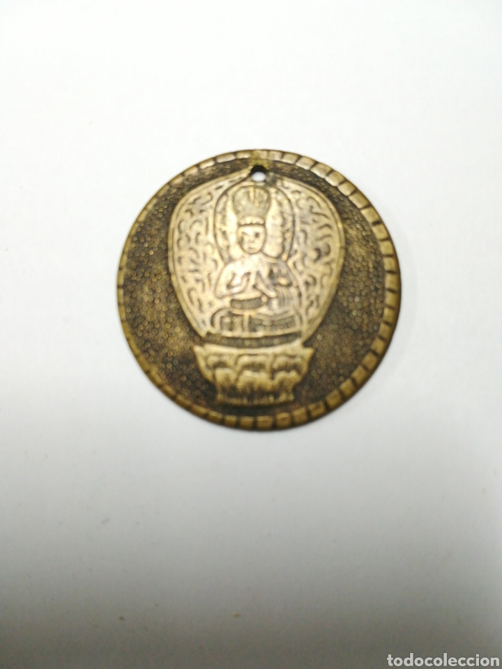 Antig&uuml;edades: Medalla buda budista - Foto 1