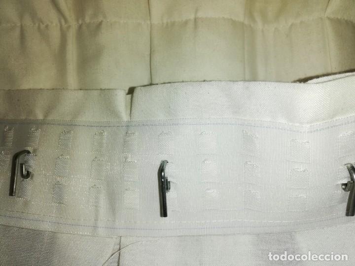 Antig&uuml;edades: Cortinas largas, blancas de sal&oacute;n. - Foto 5