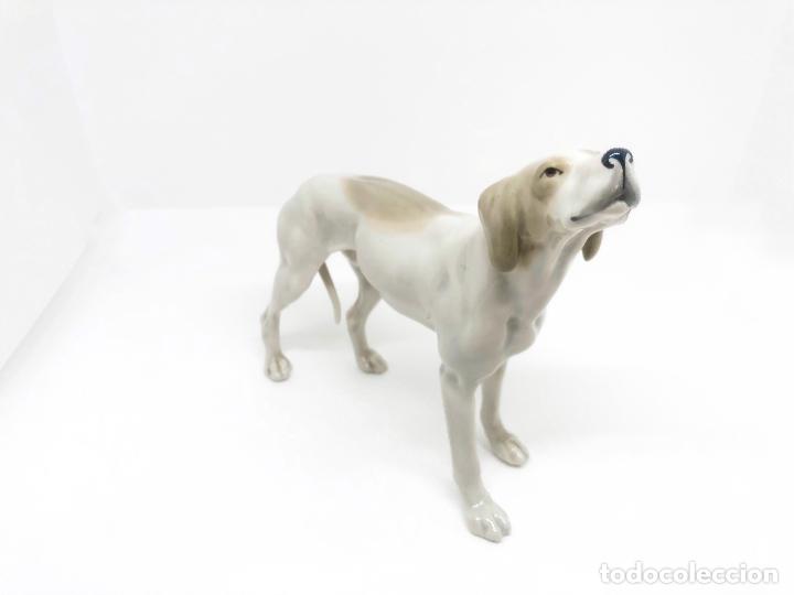 Antig&uuml;edades: Figura de perro de porcelana - Foto 4