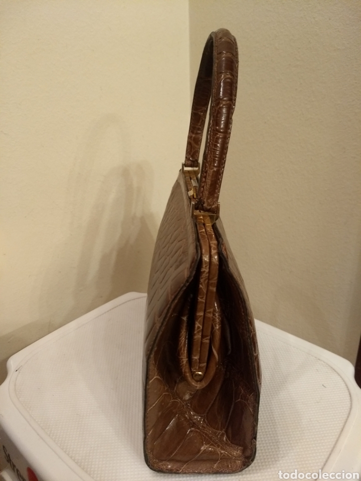 Antig&uuml;edades: Bolso de cocodrilo - Foto 1