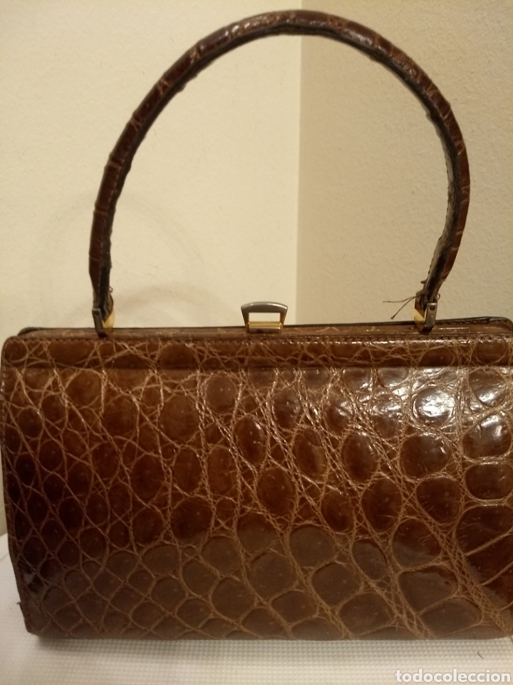 Antig&uuml;edades: Bolso de cocodrilo - Foto 2