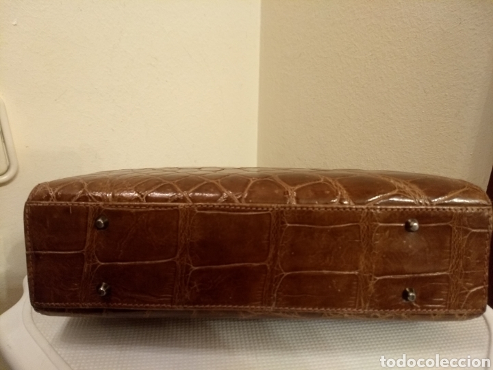 Antig&uuml;edades: Bolso de cocodrilo - Foto 4
