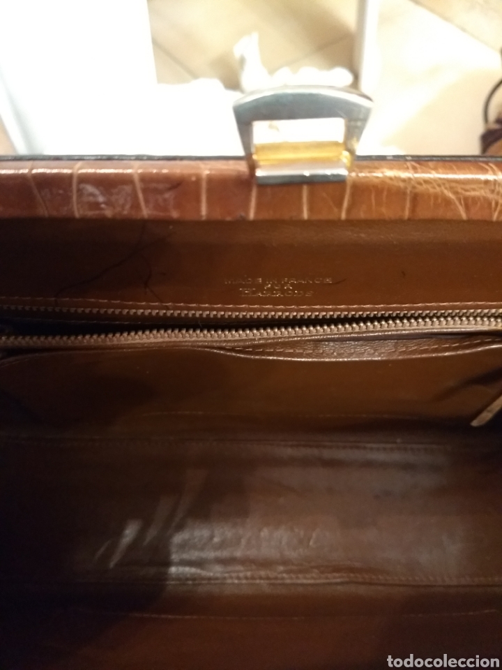 Antig&uuml;edades: Bolso de cocodrilo - Foto 6