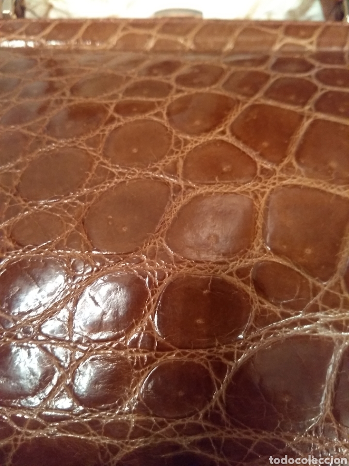 Antig&uuml;edades: Bolso de cocodrilo - Foto 7