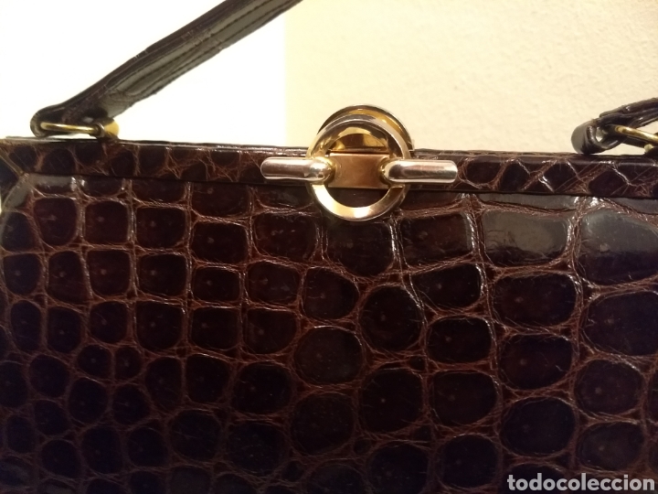 Antig&uuml;edades: Bolso de cocodrilo - Foto 2