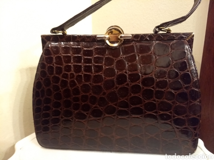 Antig&uuml;edades: Bolso de cocodrilo - Foto 1