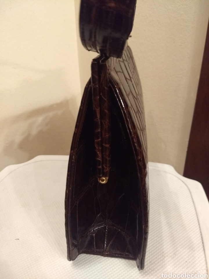 Antig&uuml;edades: Bolso de cocodrilo - Foto 3