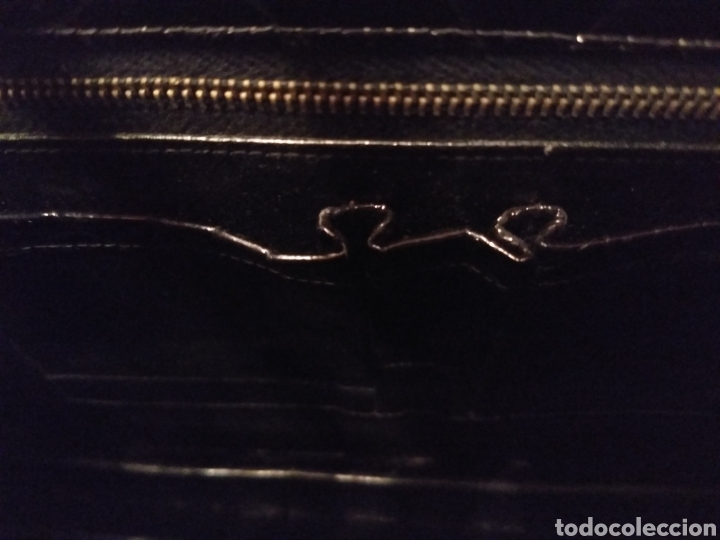 Antig&uuml;edades: Gran bolso cartera de cocodrilo - Foto 5