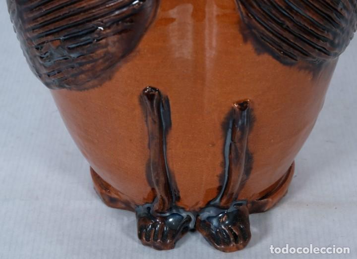 Antig&uuml;edades: Botijo con forma de b&uacute;ho en cer&aacute;mica - Foto 7