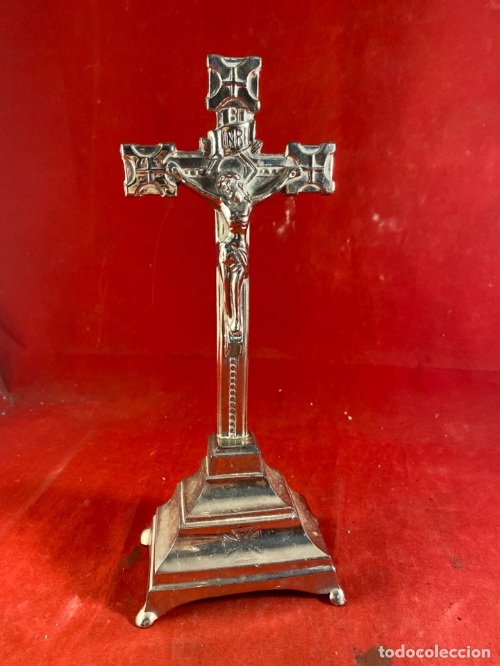 Antig&uuml;edades: Cruz plateada - Foto 1