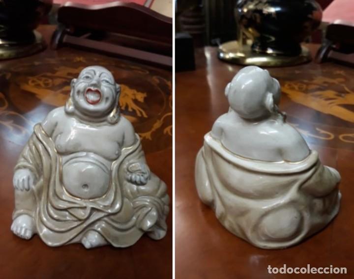 Antig&uuml;edades: BUDA DE PORCELANA. POLICROMADA - Foto 1