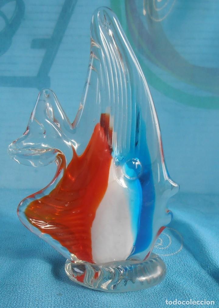 Antig&uuml;edades: PEZ DE MURANO, 12 CM DE ALTO - Foto 2