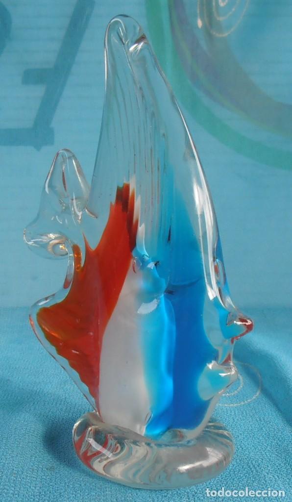 Antig&uuml;edades: PEZ DE MURANO, 12 CM DE ALTO - Foto 3