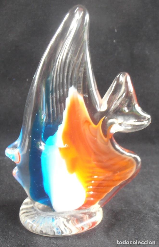 Antig&uuml;edades: PEZ DE MURANO, 12 CM DE ALTO - Foto 4