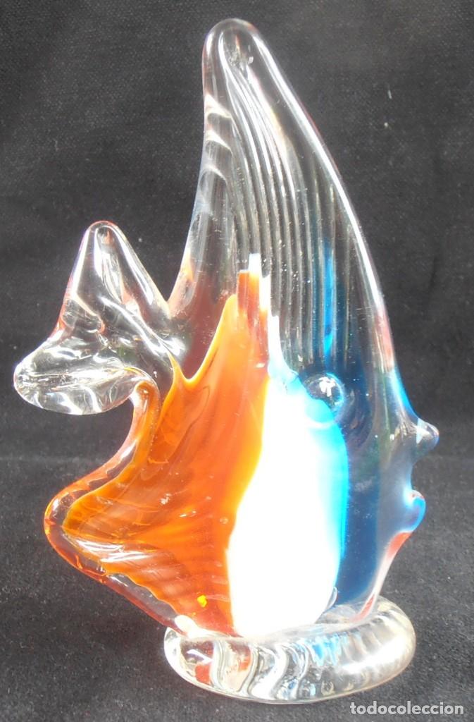 Antig&uuml;edades: PEZ DE MURANO, 12 CM DE ALTO - Foto 5
