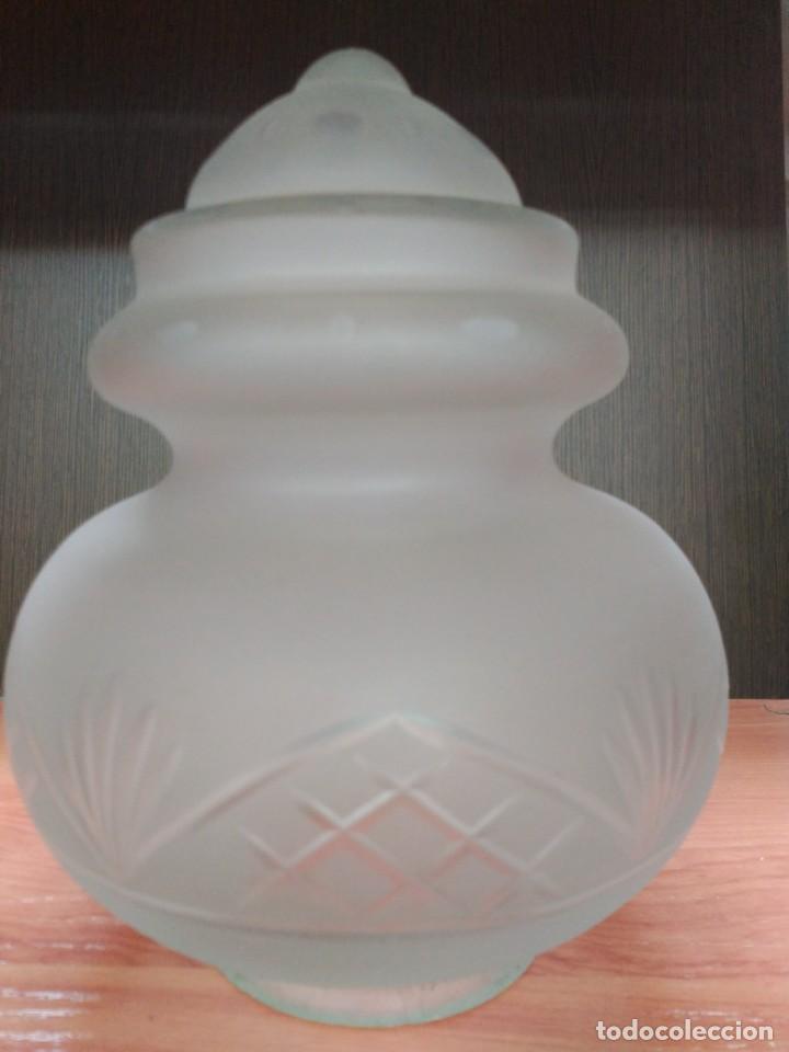 Antig&uuml;edades: Tulipas cristal antigua - Foto 1