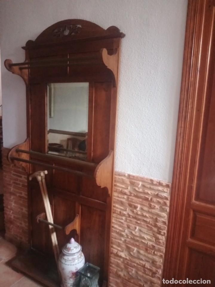Antig&uuml;edades: Mueble roble entrada parag&uuml;ero - Foto 5