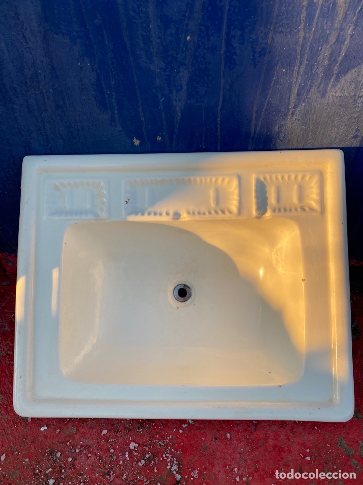 Antig&uuml;edades: Lavabo de loza - Foto 1