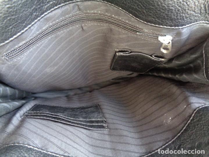 Antig&uuml;edades: BOLSO DE PIEL MARCA ORION - Foto 5