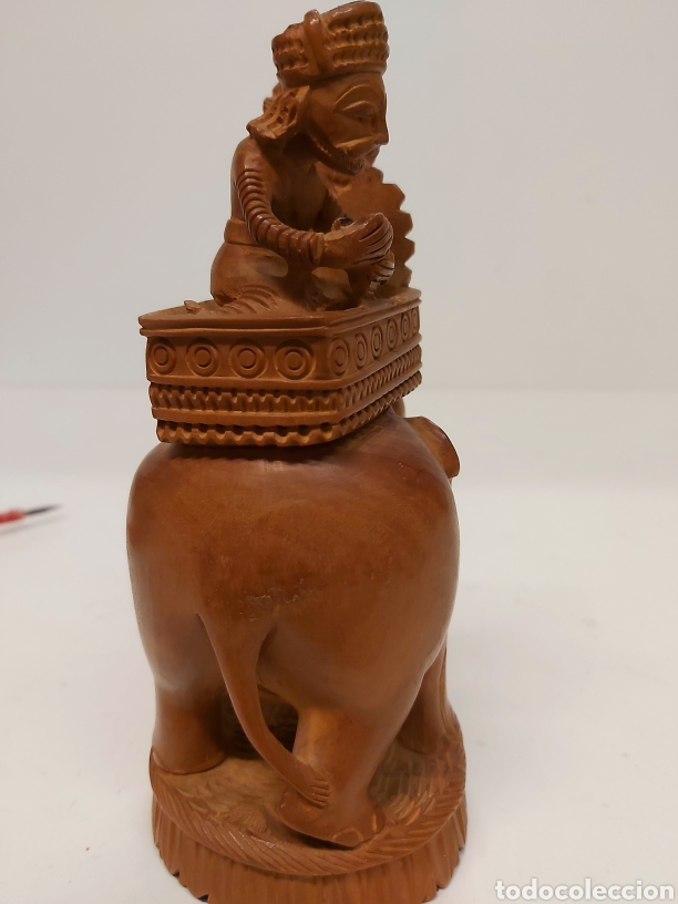 Antig&uuml;edades: Talla madera india - Foto 3
