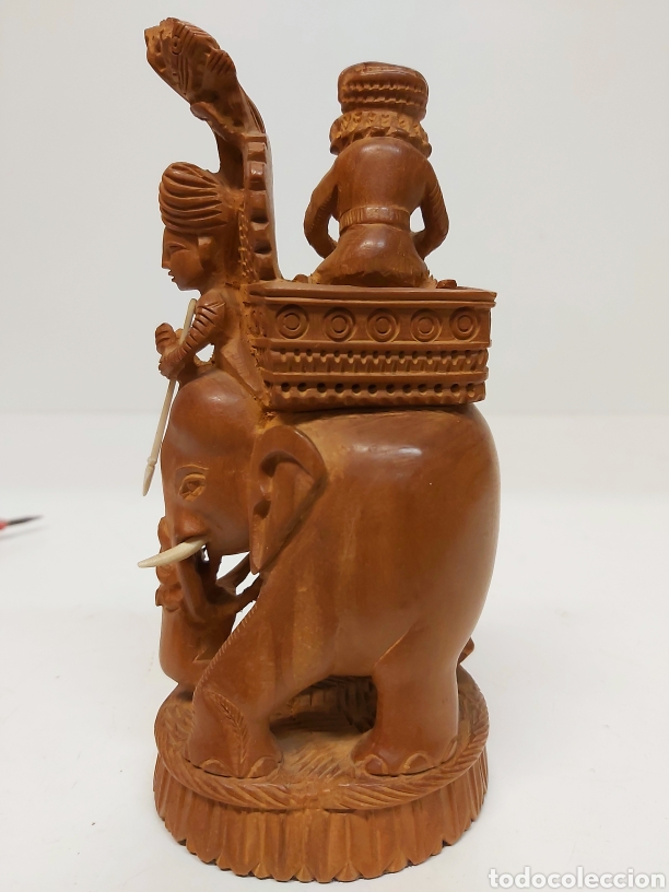 Antig&uuml;edades: Talla madera india - Foto 4