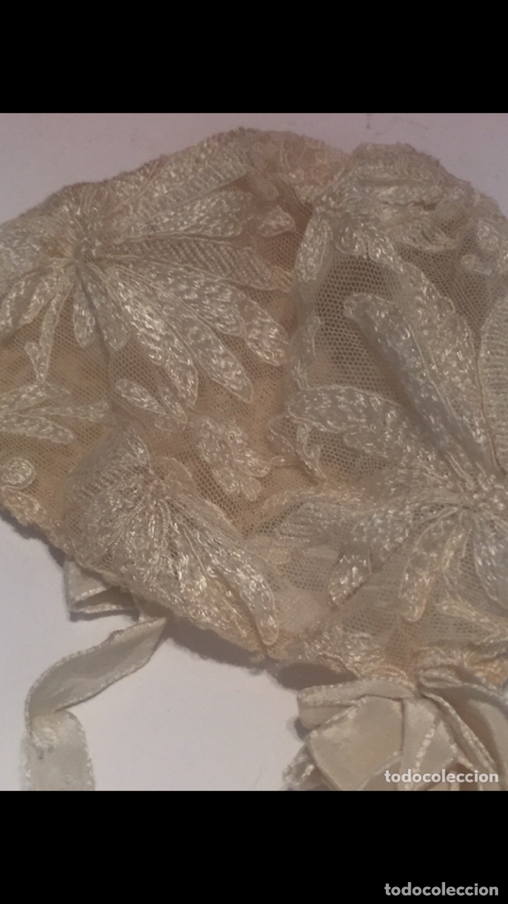 Antig&uuml;edades: Antiguo gorro de beb&eacute; 16c10 - Foto 3