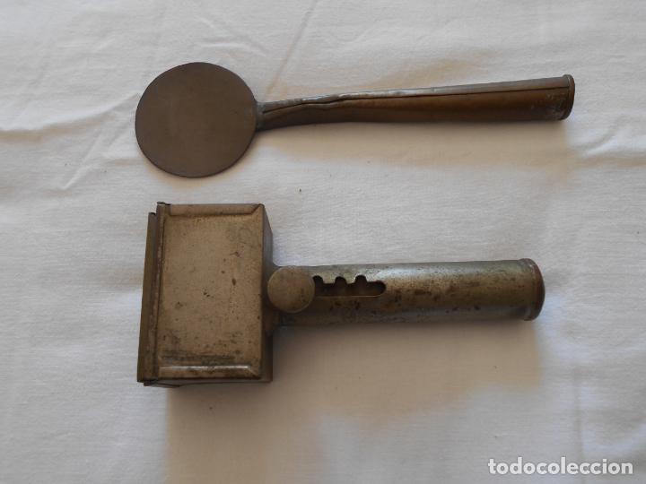 Antiguidades: ANTIGUO UTENSILIO PARA DISPENSAR HELADOS, PIEZA DE MUSEO