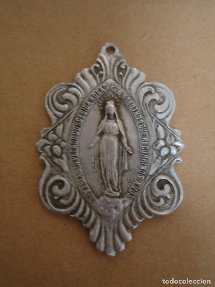 Antig&uuml;edades: ANTIGUA MEDALLA DE LA VIRGEN. --- 13 - Foto 1