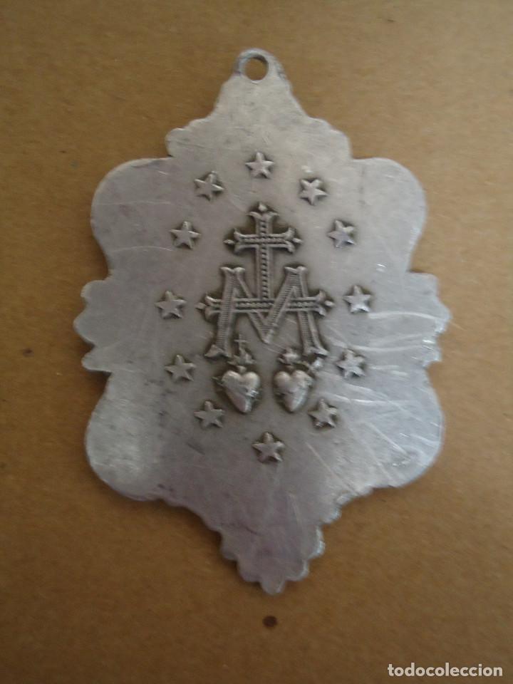 Antig&uuml;edades: ANTIGUA MEDALLA DE LA VIRGEN. --- 13 - Foto 2