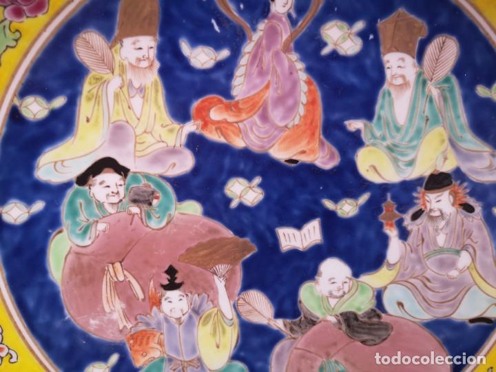 Antig&uuml;edades: PLATO EN PORCELANA ORIENTAL - Foto 4