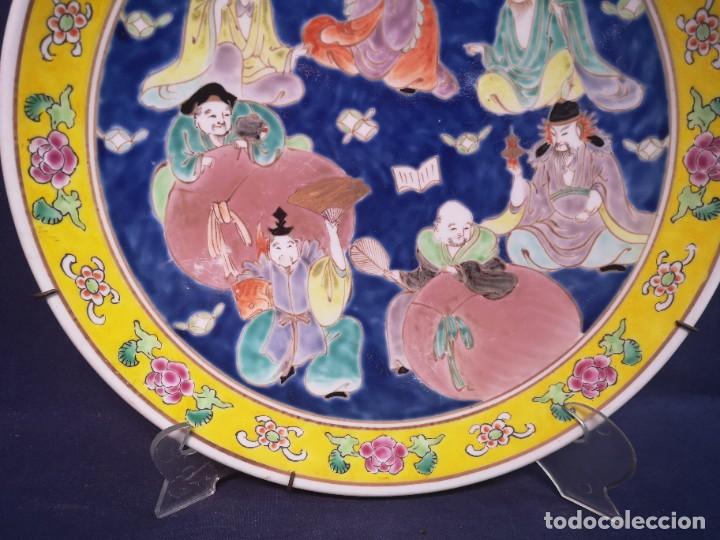 Antig&uuml;edades: PLATO EN PORCELANA ORIENTAL - Foto 5