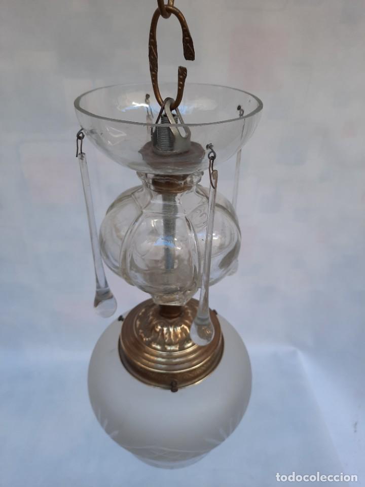 Antig&uuml;edades: farol de techo- - Foto 4