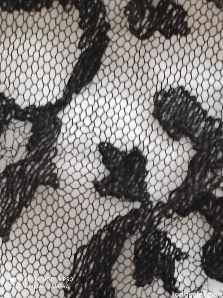 Antig&uuml;edades: Mantilla negra antigua - Foto 7