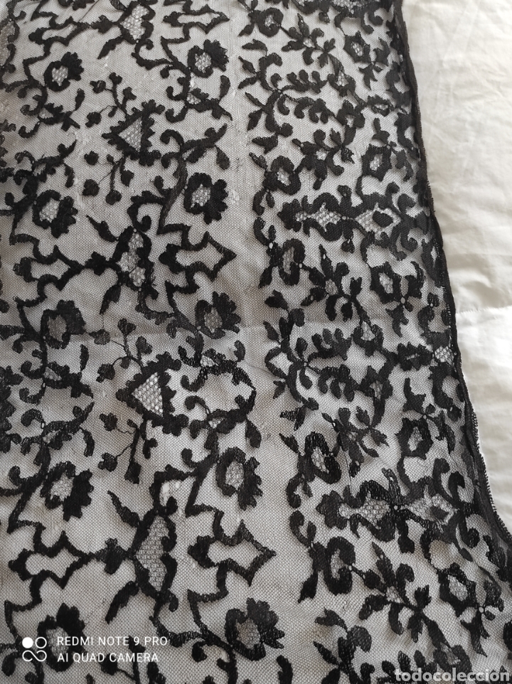 Antig&uuml;edades: Mantilla negra antigua - Foto 8