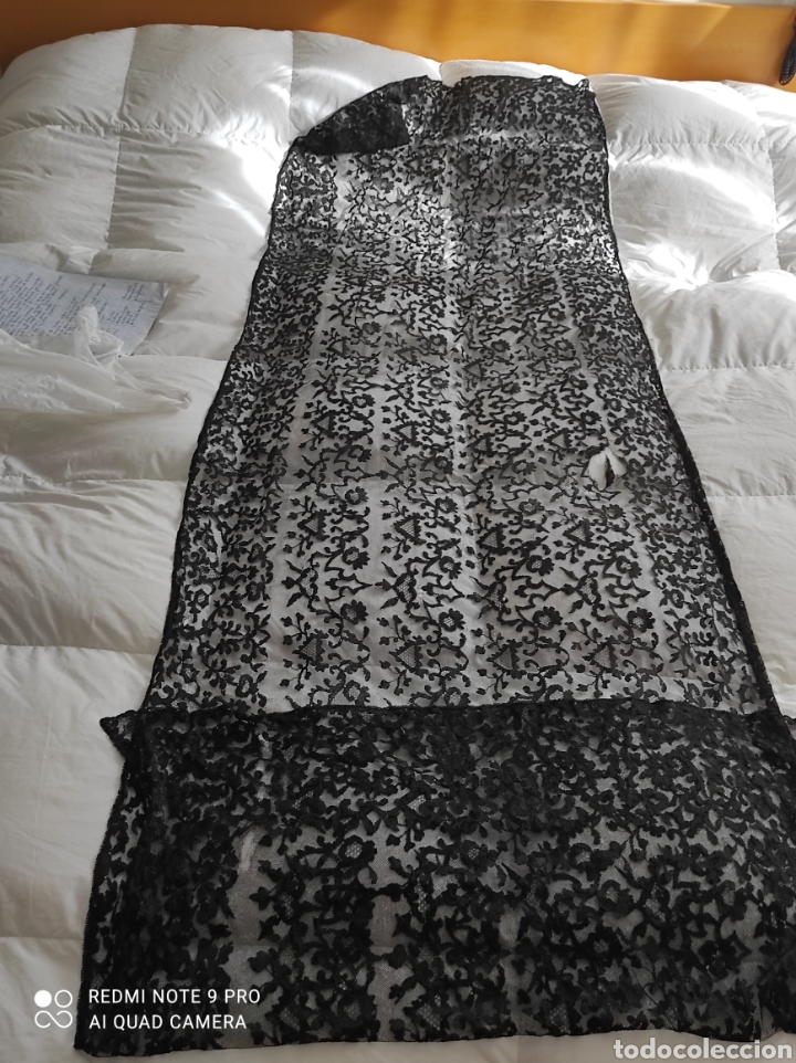 Antig&uuml;edades: Mantilla negra antigua - Foto 9