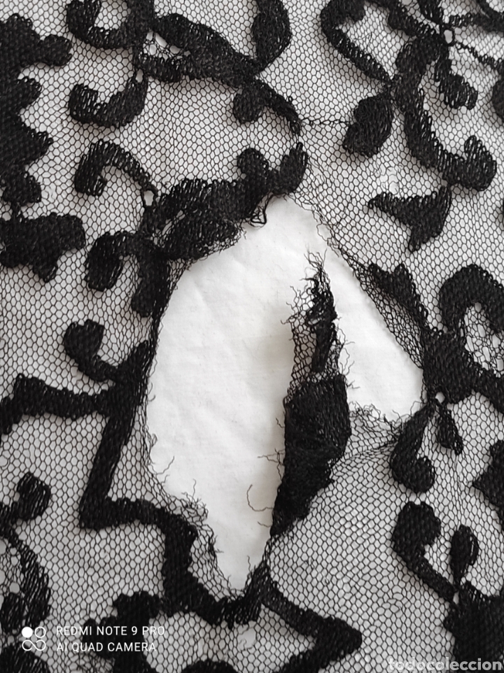 Antig&uuml;edades: Mantilla negra antigua - Foto 10