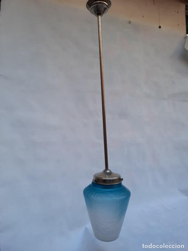 Antig&uuml;edades: lampara de techo- - Foto 2