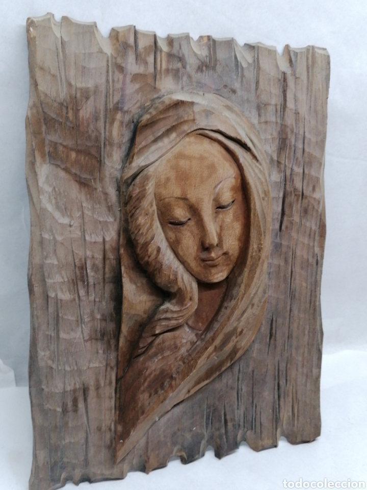 Antig&uuml;edades: Virgen relieve - Foto 2