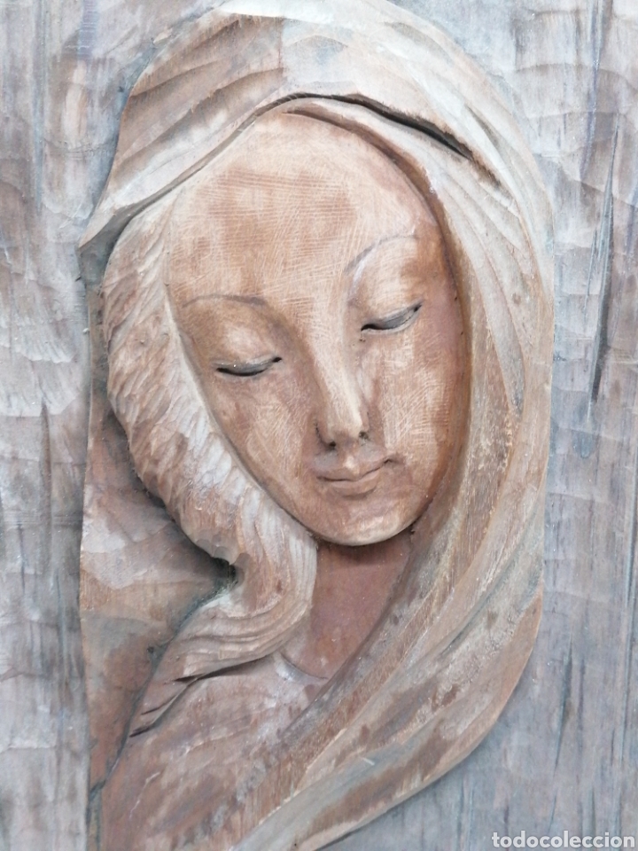 Antig&uuml;edades: Virgen relieve - Foto 3