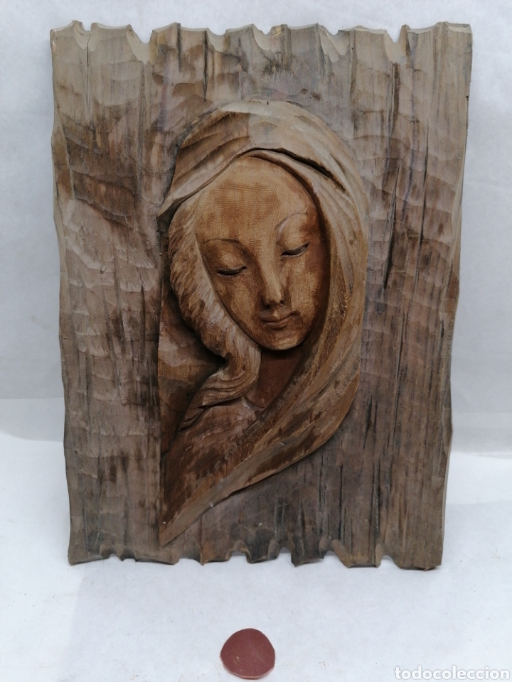 Antig&uuml;edades: Virgen relieve - Foto 1