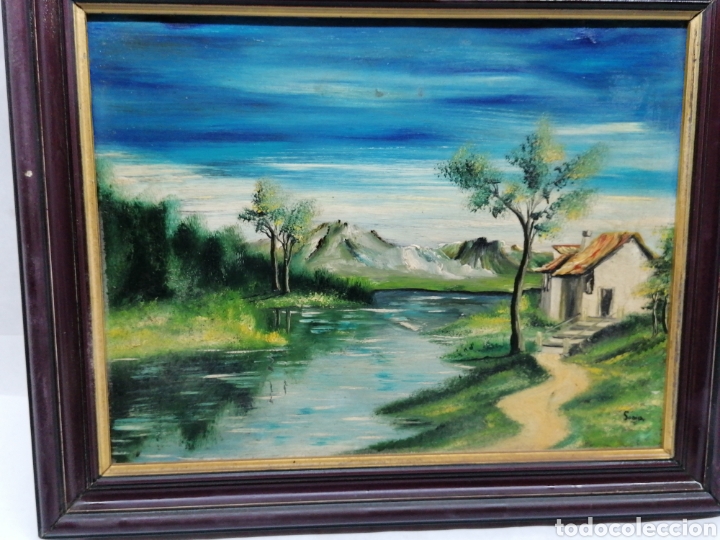 Antig&uuml;edades: Pintura con marco - Foto 2
