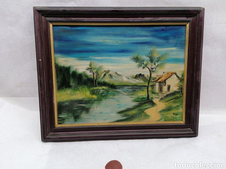 Antig&uuml;edades: Pintura con marco - Foto 1